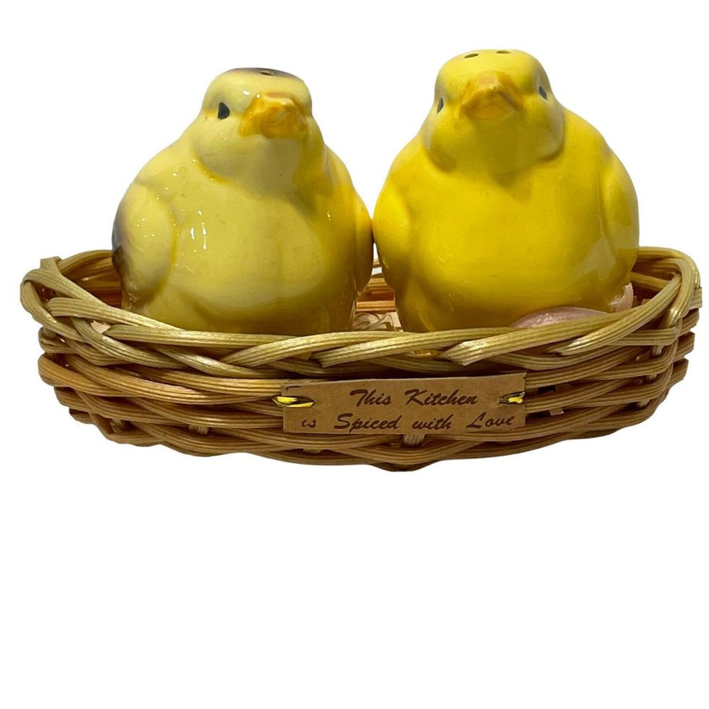 Russ bird nest salt pepper shakers This kitchen